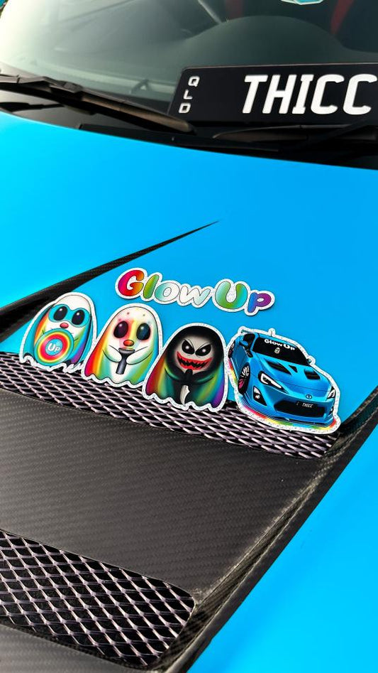 GLOW-UP Sticker 5 Pack