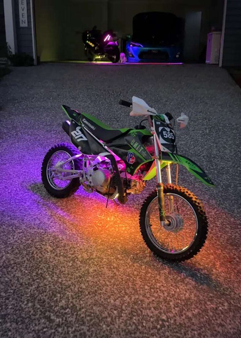 Glow Up Motorbike Underglow Kit – GLOW UP